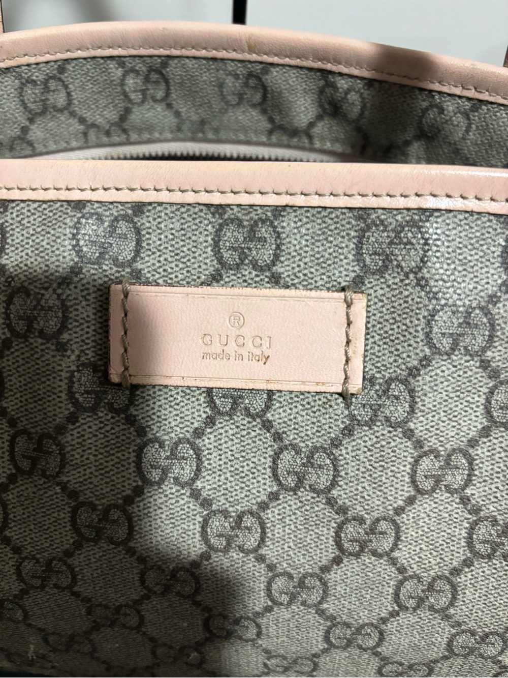 Gucci Pink Joy Tote Bag & BCBGeneration Pink Leather Cowboy Boots Size 8 Bundle - Picture 8 of 14
